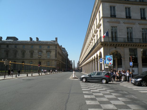  perspective de la rue de Rivoli